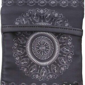 Unisex Wrist Wallet Batik Slate Gray Secure Card Money Phone Travel
